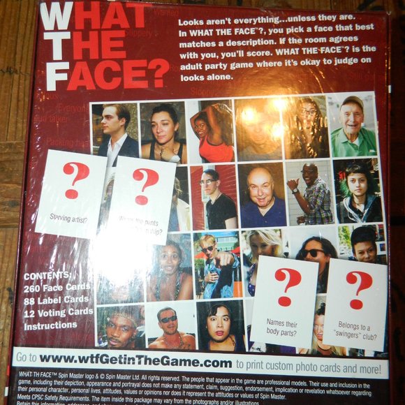 Spin Master What The Face? Adult Game - Picture 3 of 3